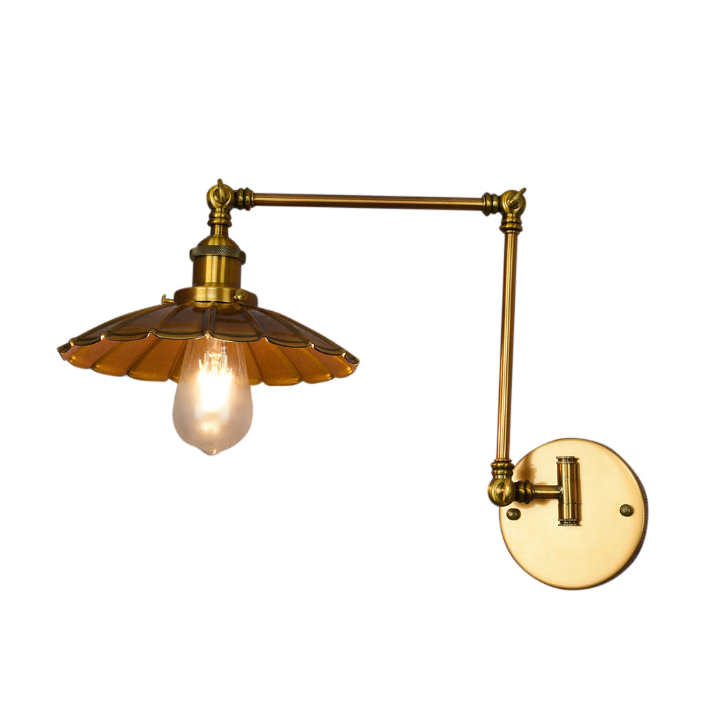 Isabella's Industrial Chic Pendant Arm Sconce