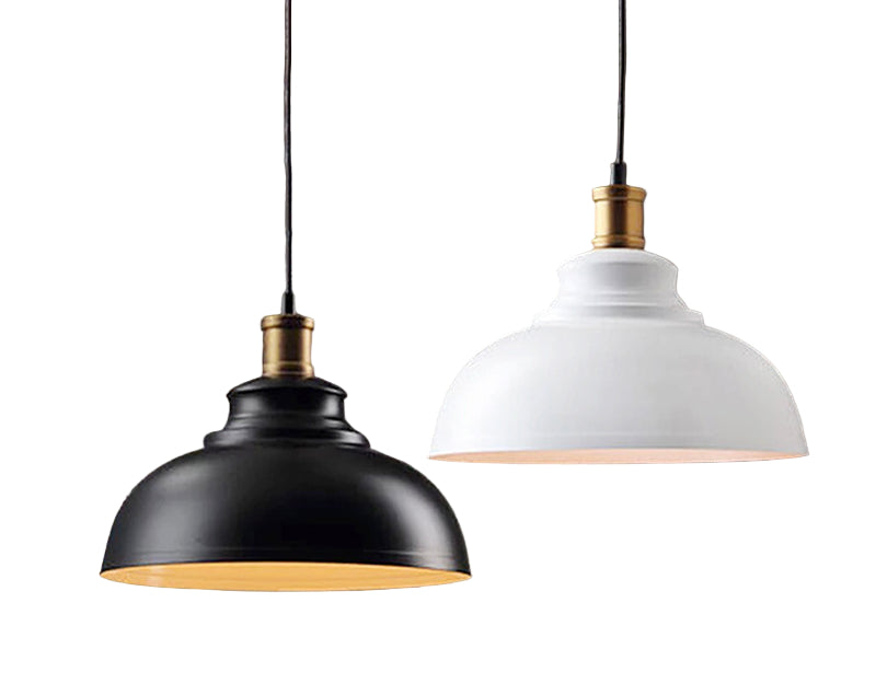 Aaliyah - Adjustable Industrial Dome Pendant Light (3 Colors)