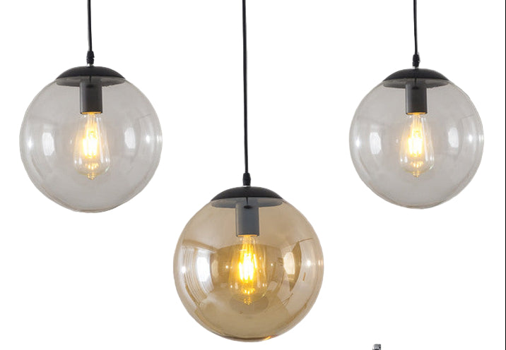Modern Glass Orb Pendant (3 Colors)