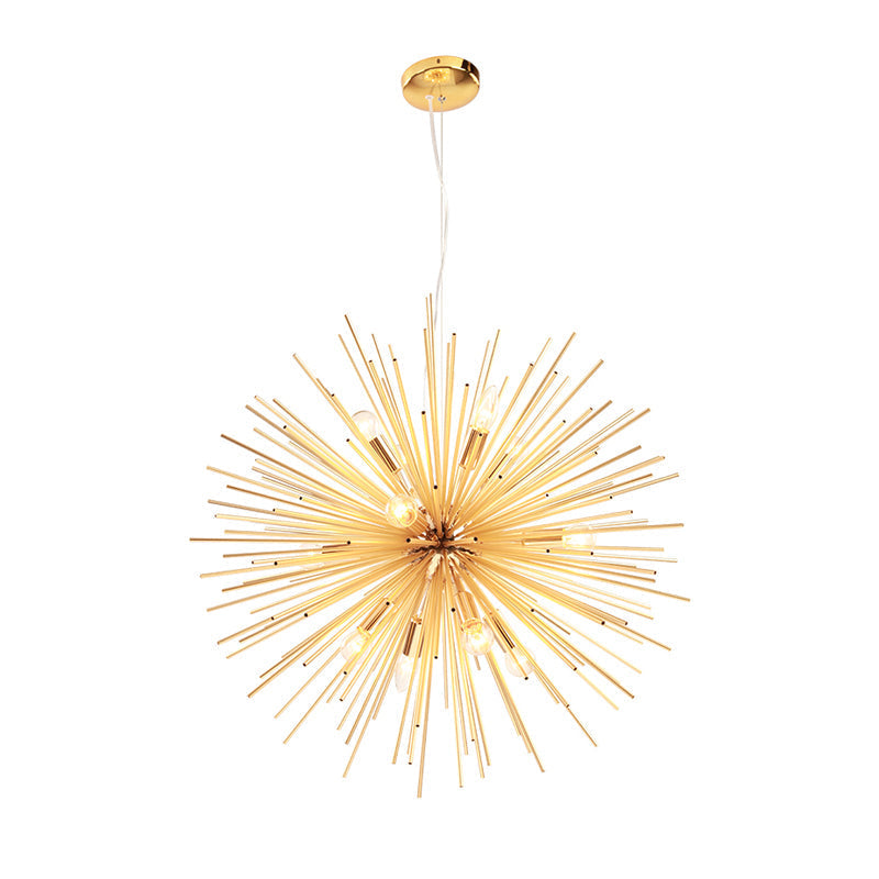 Gold Metal Starburst Chandelier (Various Sizes)