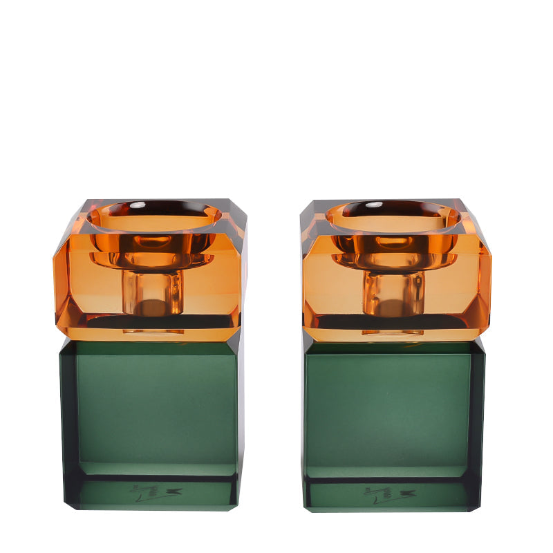 Regal Two Tone Candleholders (Various Colors)