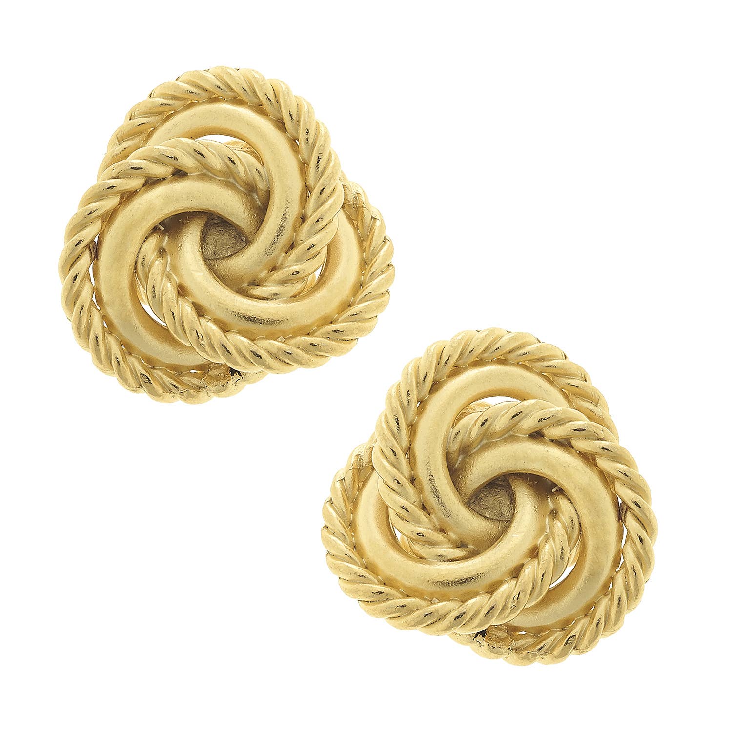 Gold Knot Earrings