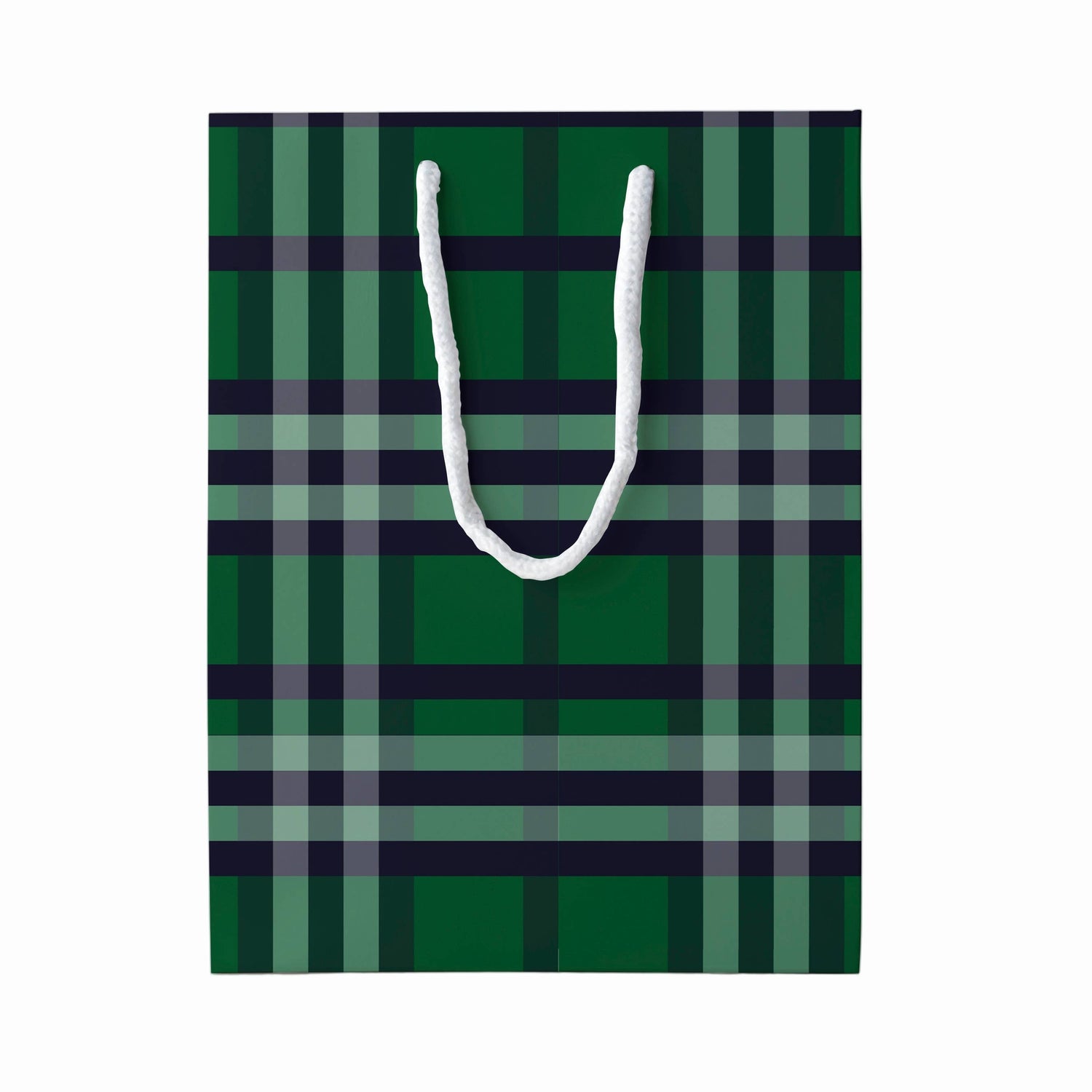 Blue Tartan Gift Bag