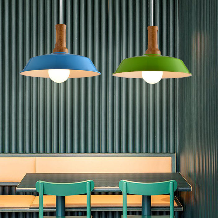 Ava's Versatile Retro Pendant Light (Various Colors)