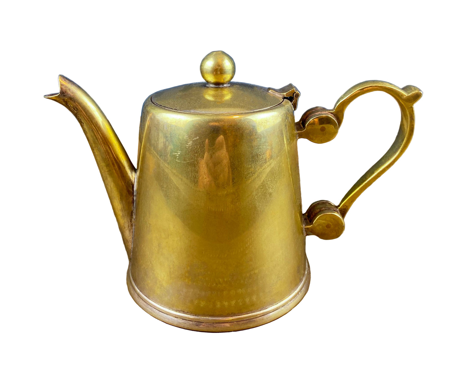 Antique Brass Teapot or Coffee Pot