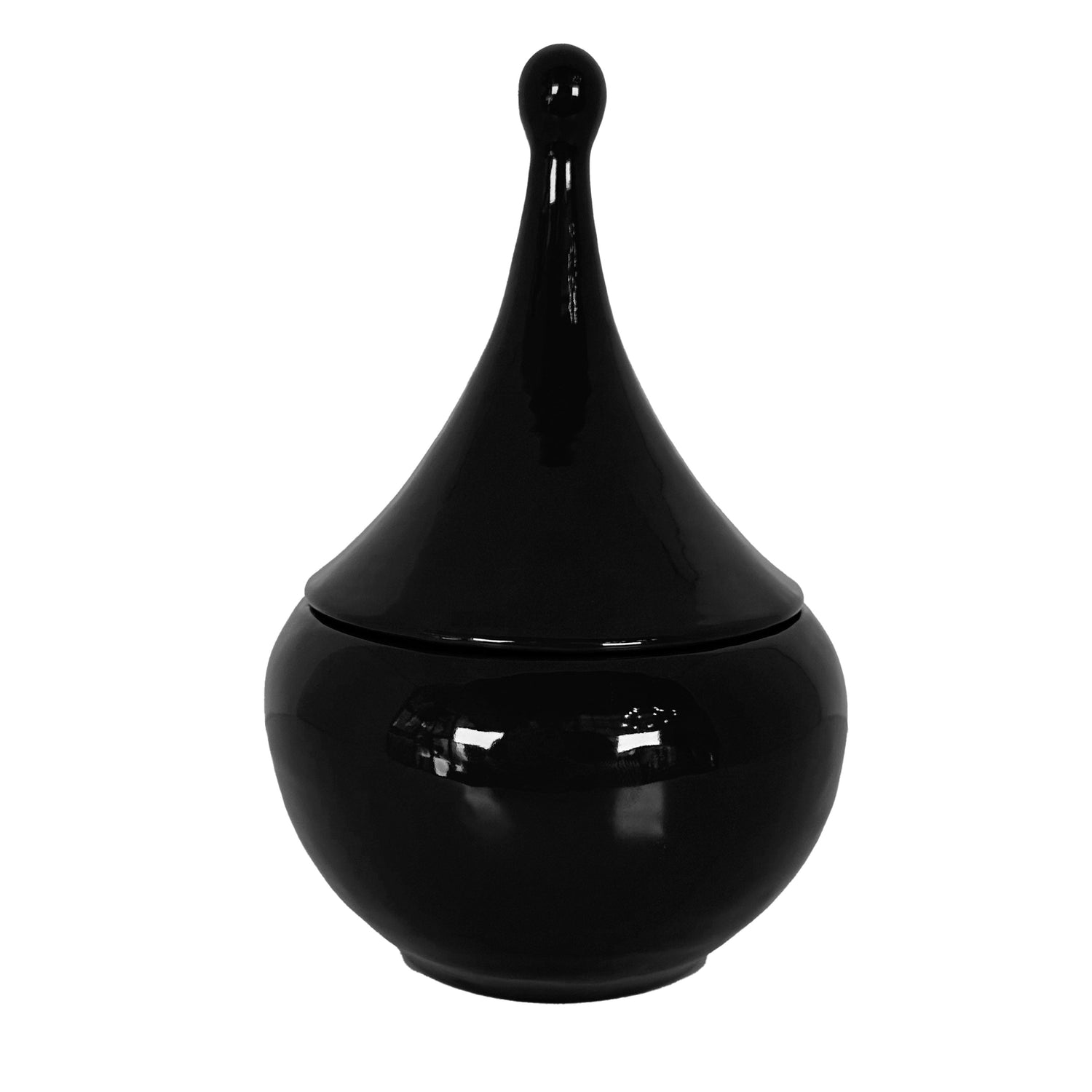 Teardrop Jars in Black (Various Sizes)