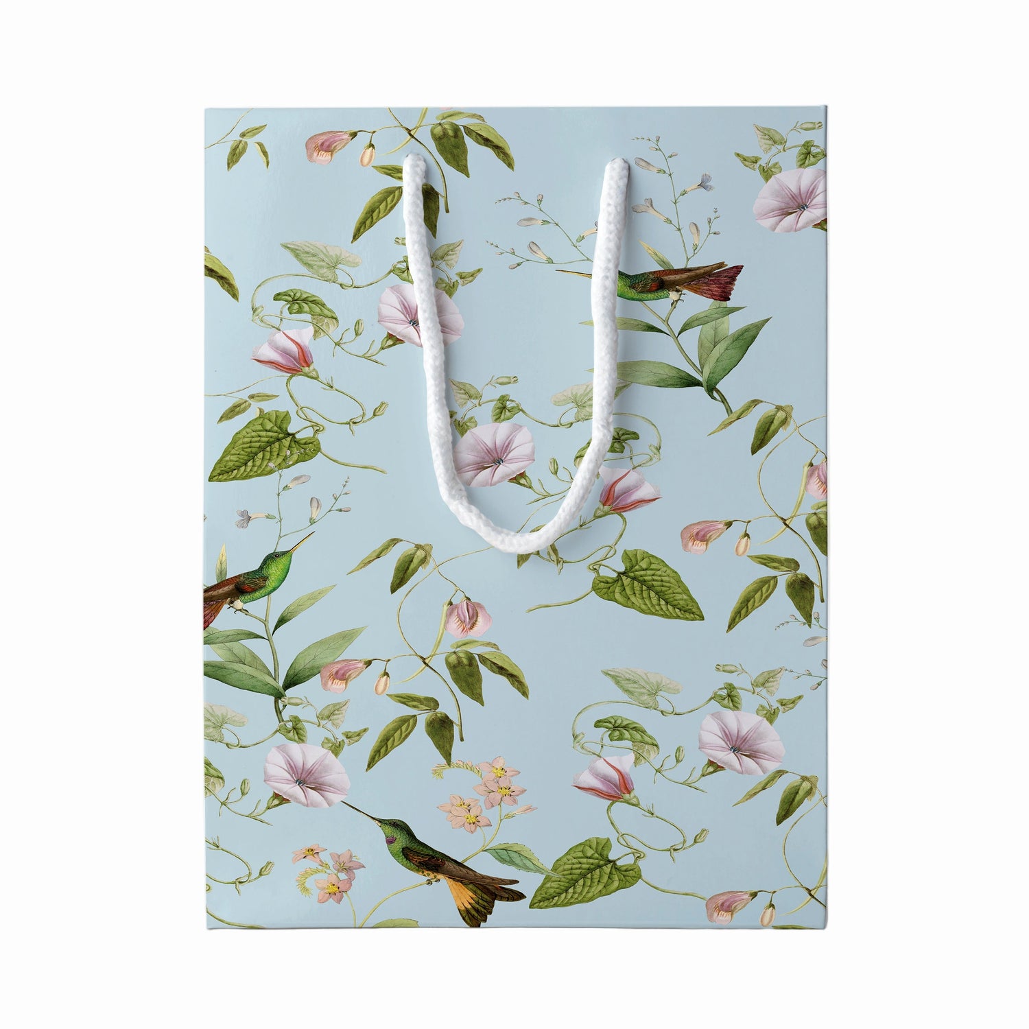 Blue Chinoiserie Bird Gift Bag
