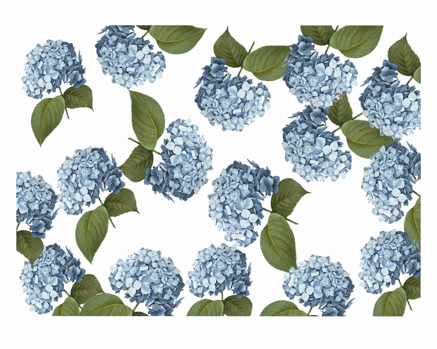 Blue Hydrangea Placemat (Paper)