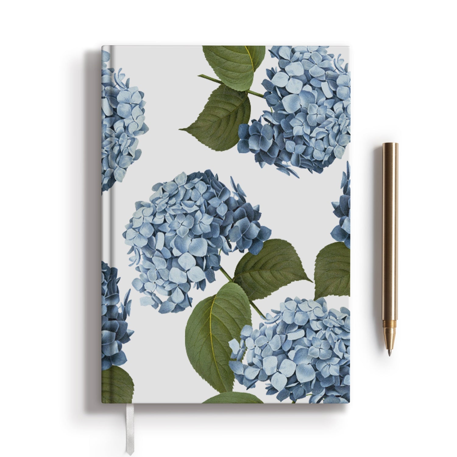 Blue Hydrangea | Custom Hardcover Journal