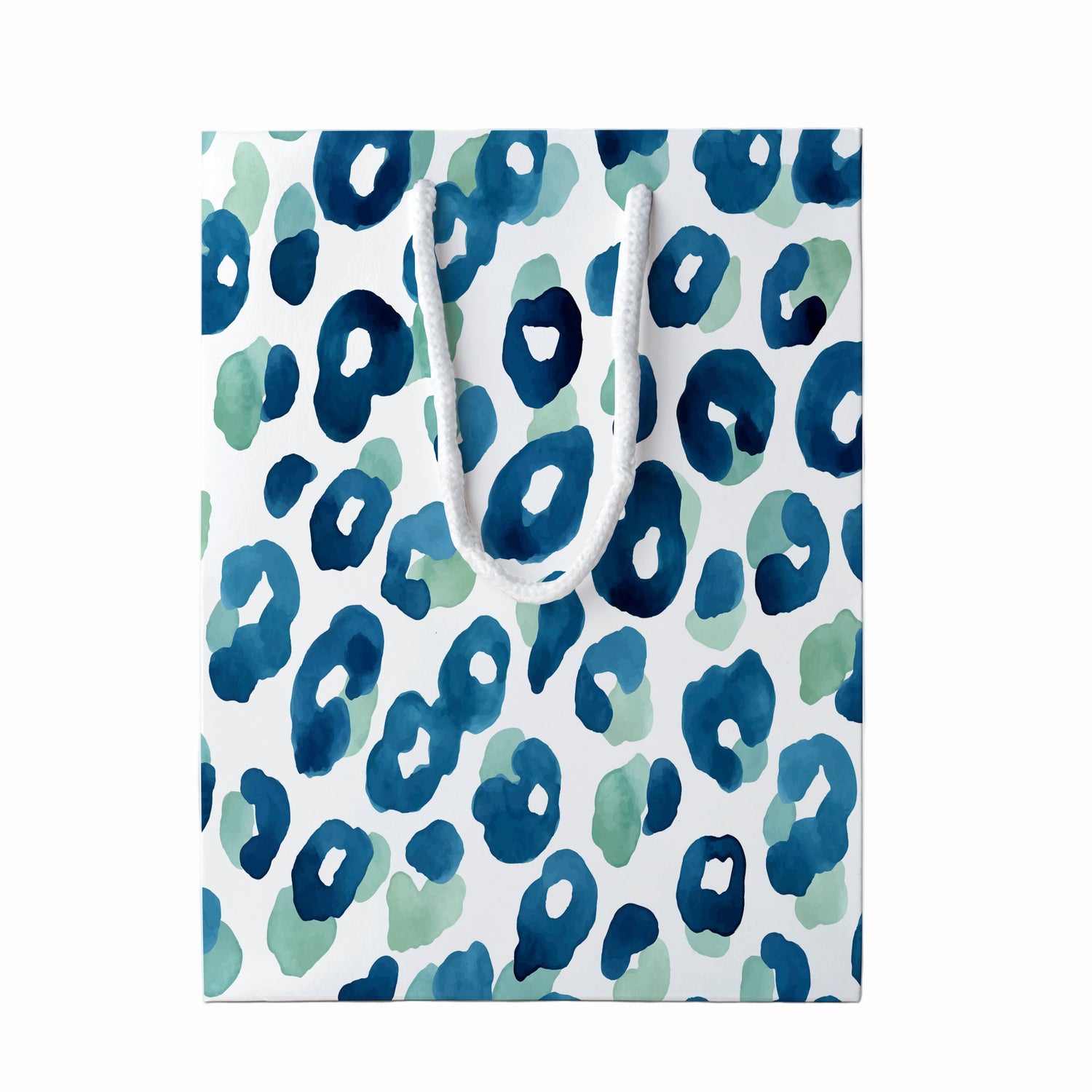 Blue Leopard Gift Bag