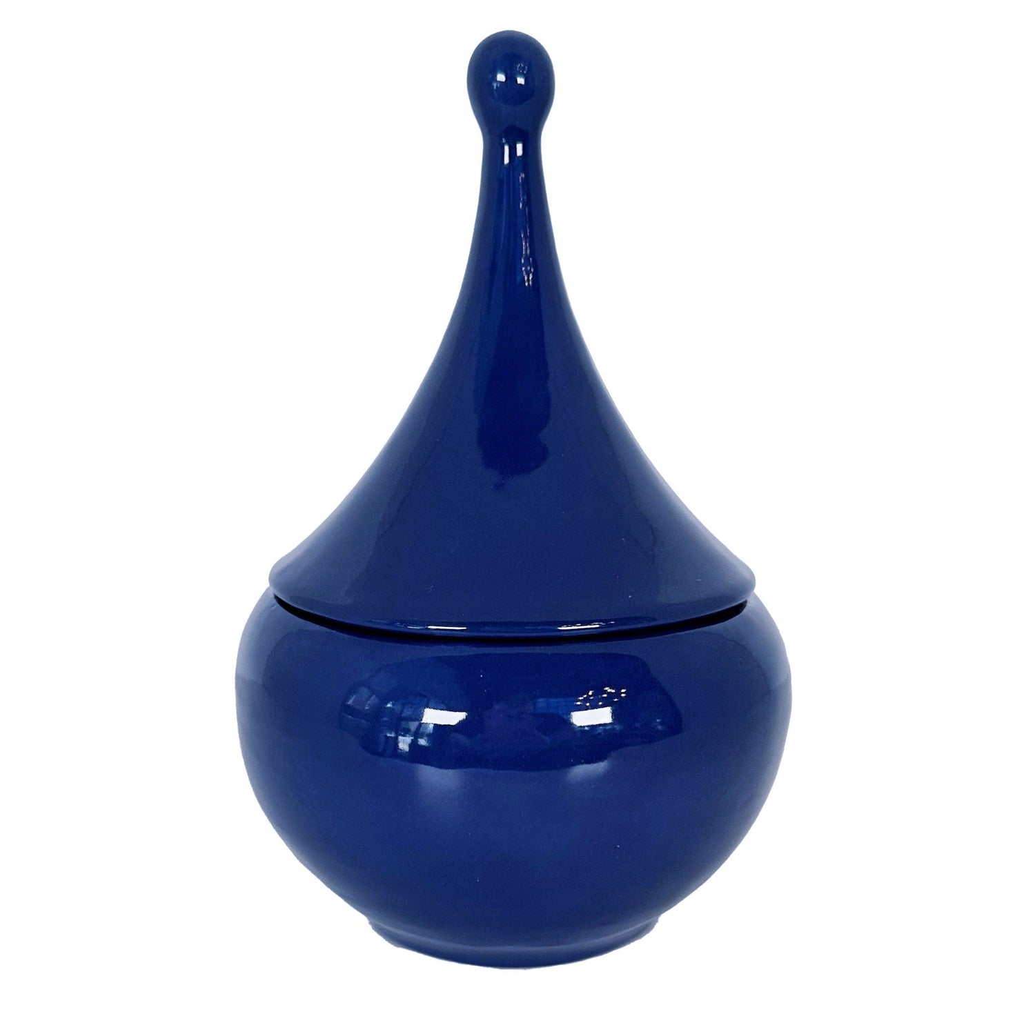 Teardrop Jars in Dutch Boy Blue (Various Sizes)