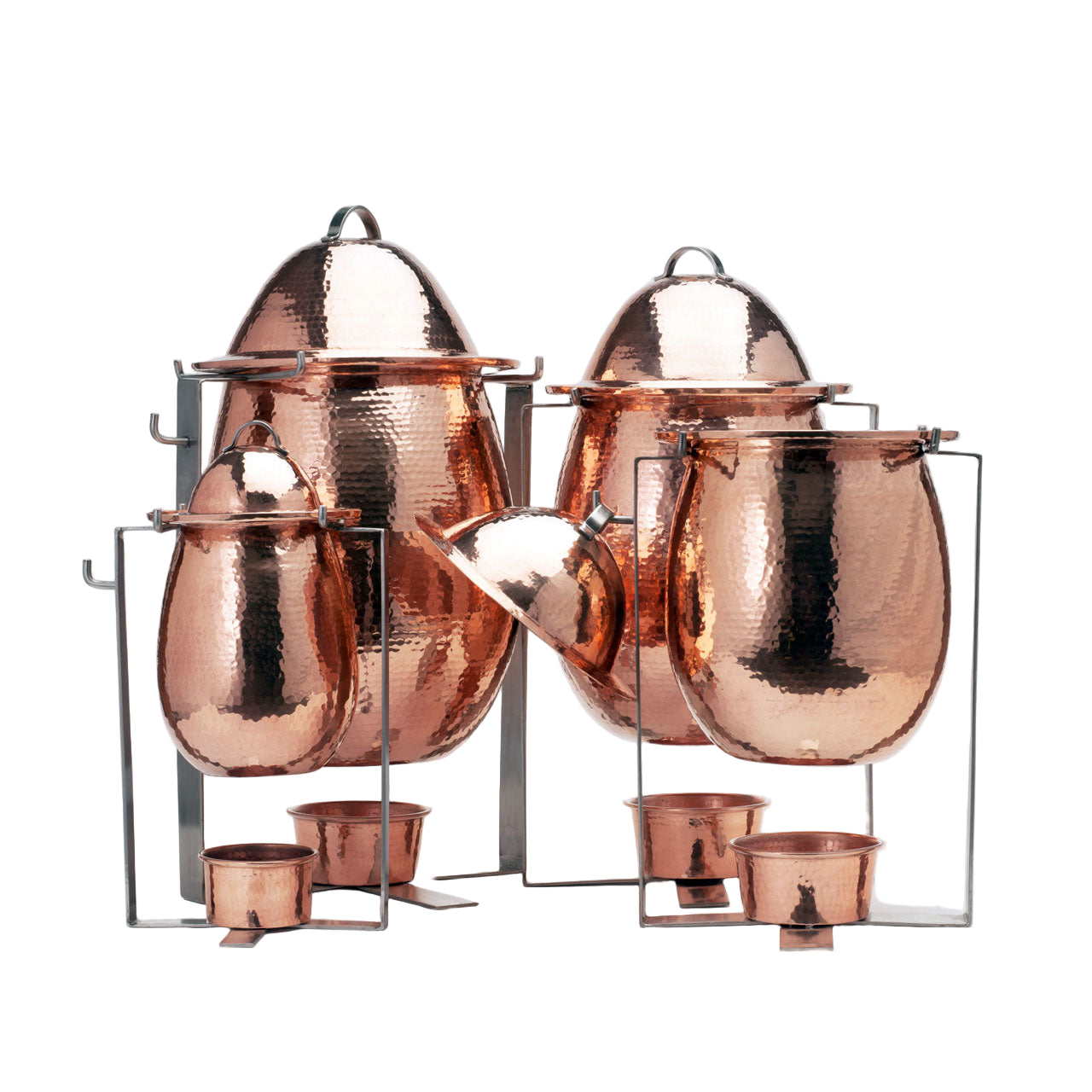 Delphi Copper Marmite and Soup Tureens