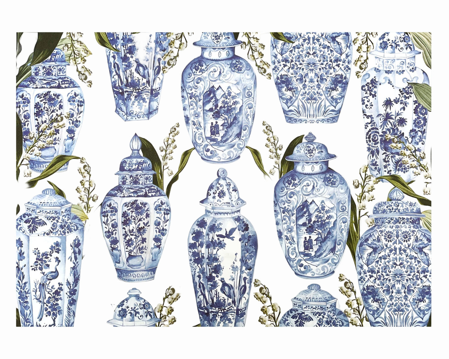 Ginger Jar Paper Placemat