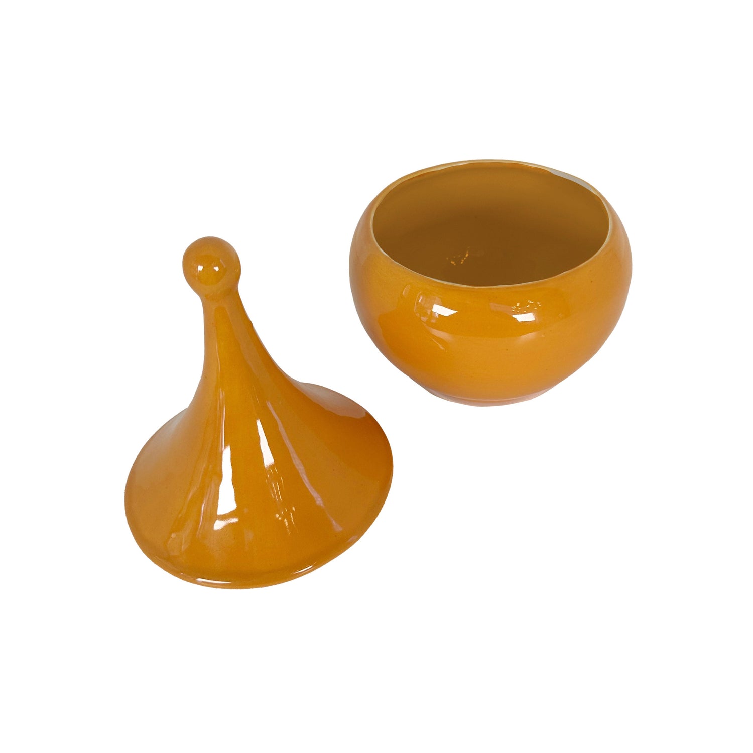 Teardrop Jars in Harvest Orange (Various Sizes)
