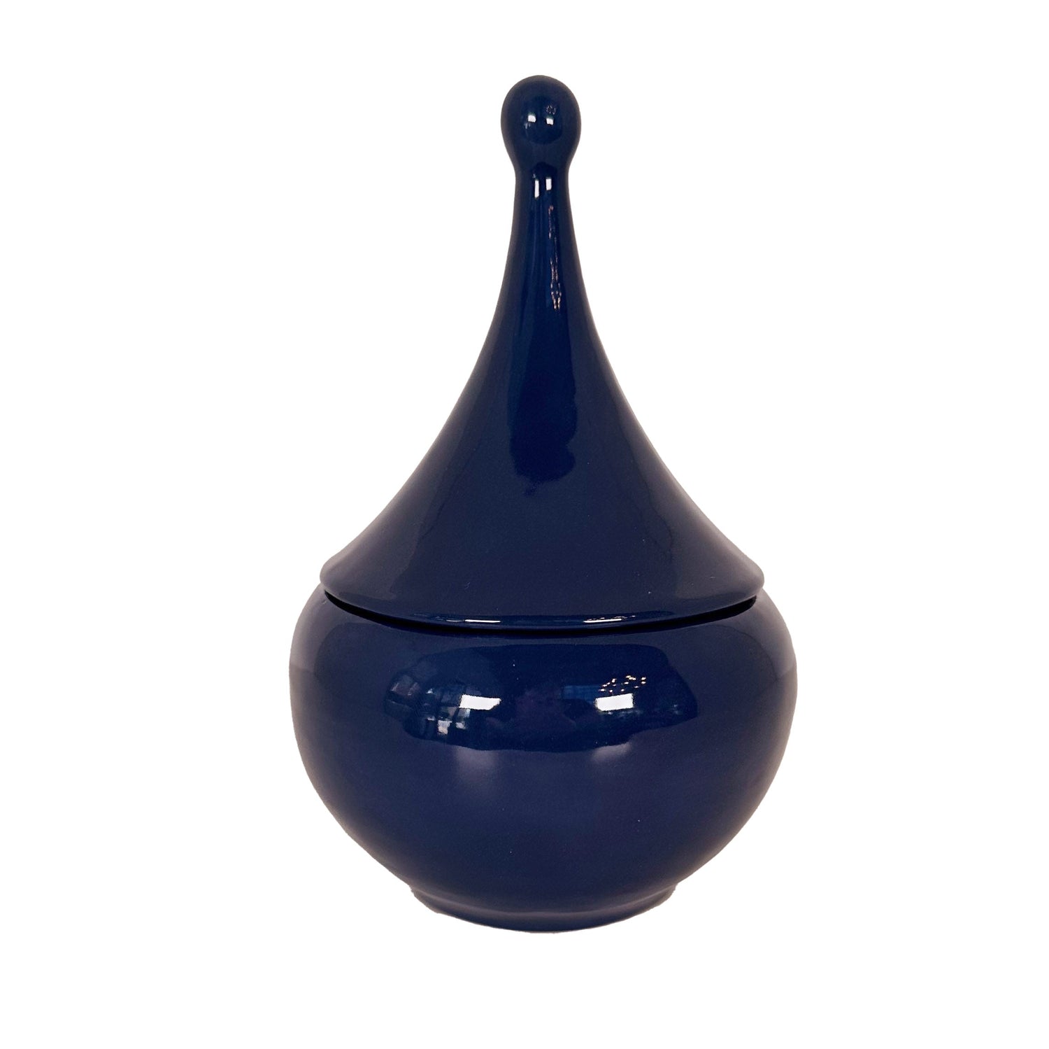 Teardrop Jars in Vintage Blue Jeans (Various Sizes)