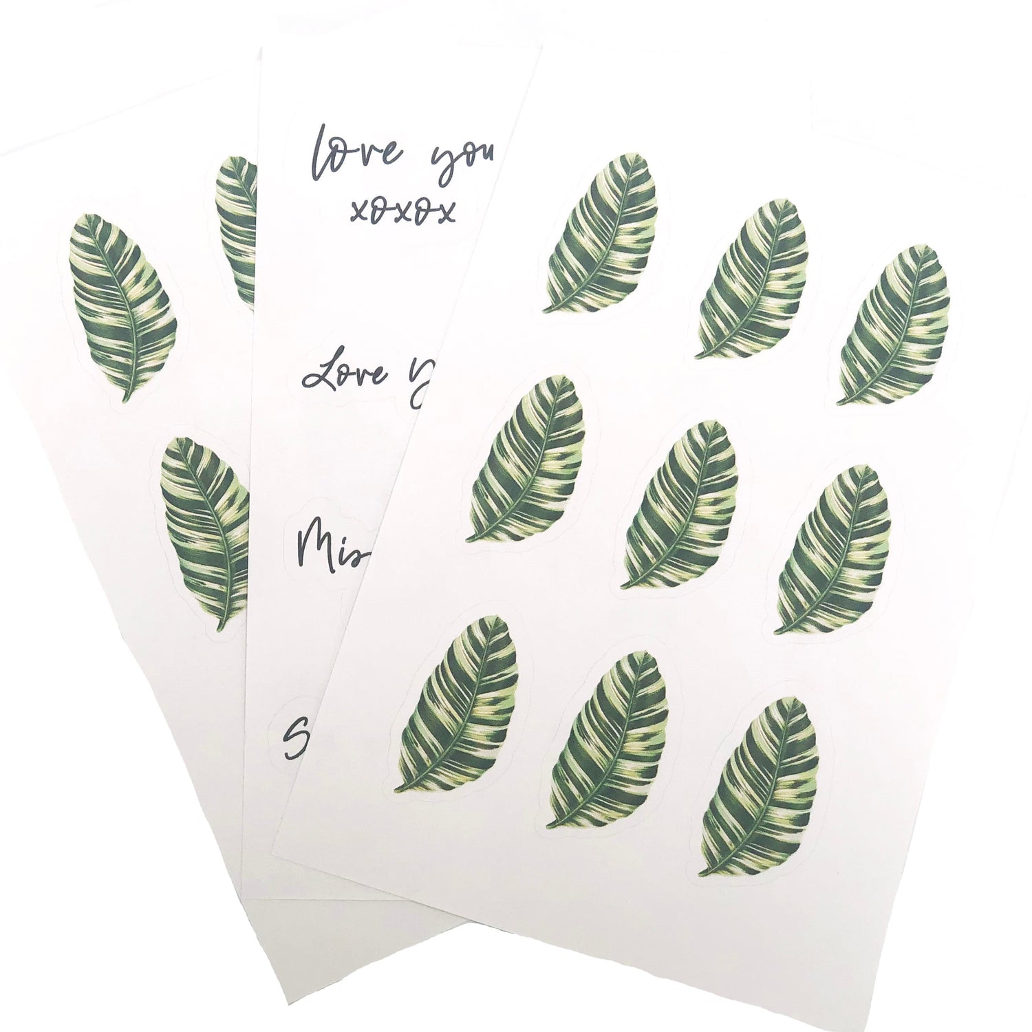 Banana Leaf Stickers