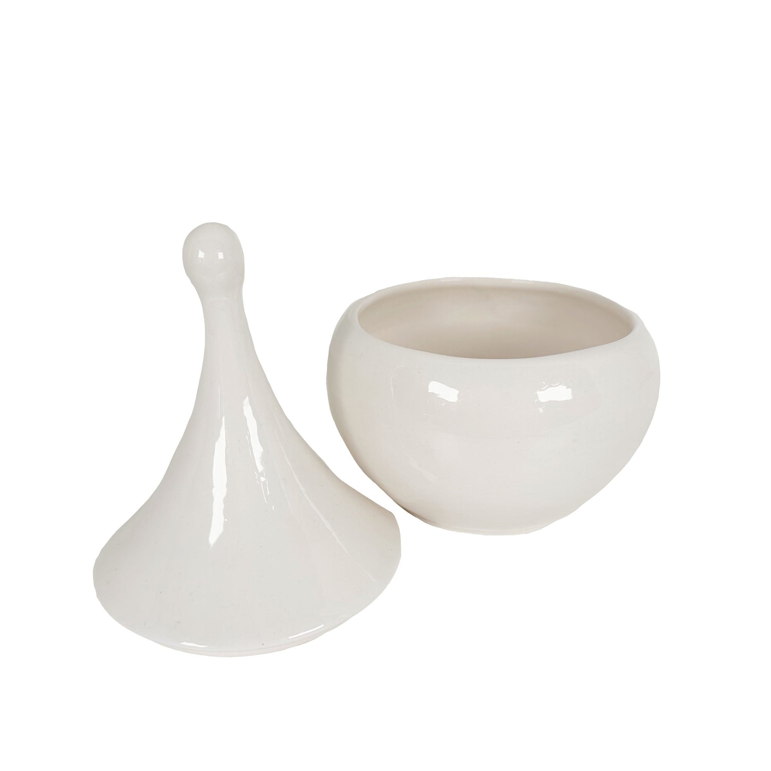 Teardrop Jars in White (Various Sizes)