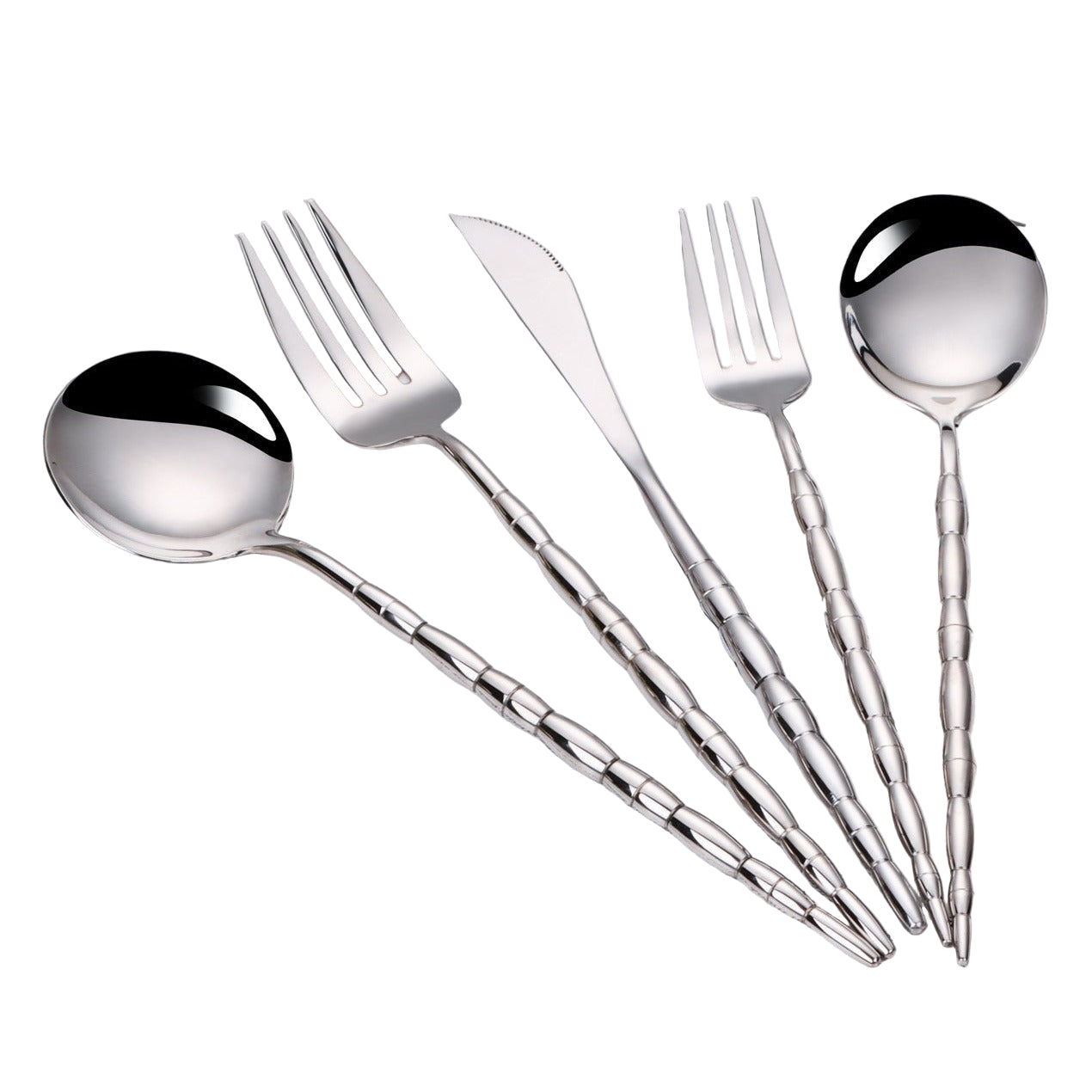 Service for 6 Bundle Flatware in Silver