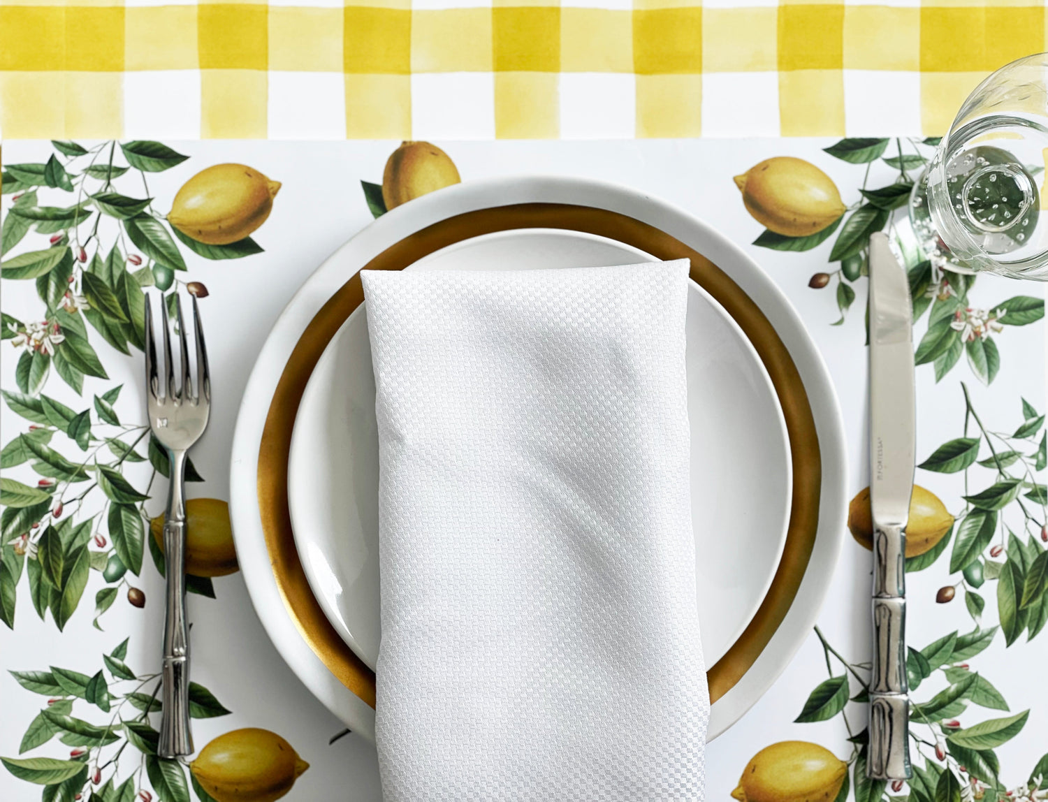 Lemon Paper Placemat (Paper)