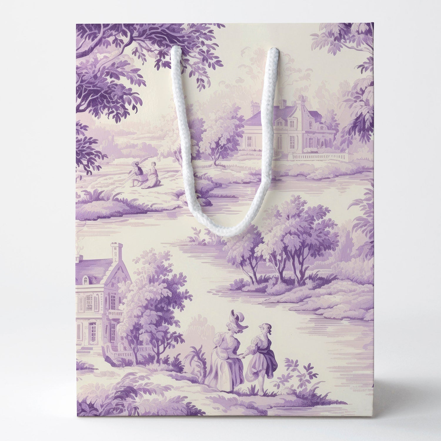 Lavender Toile Gift Bag
