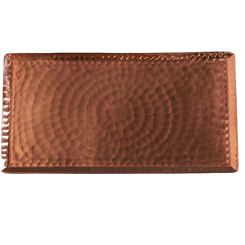 Chequer Copper Serving Tray