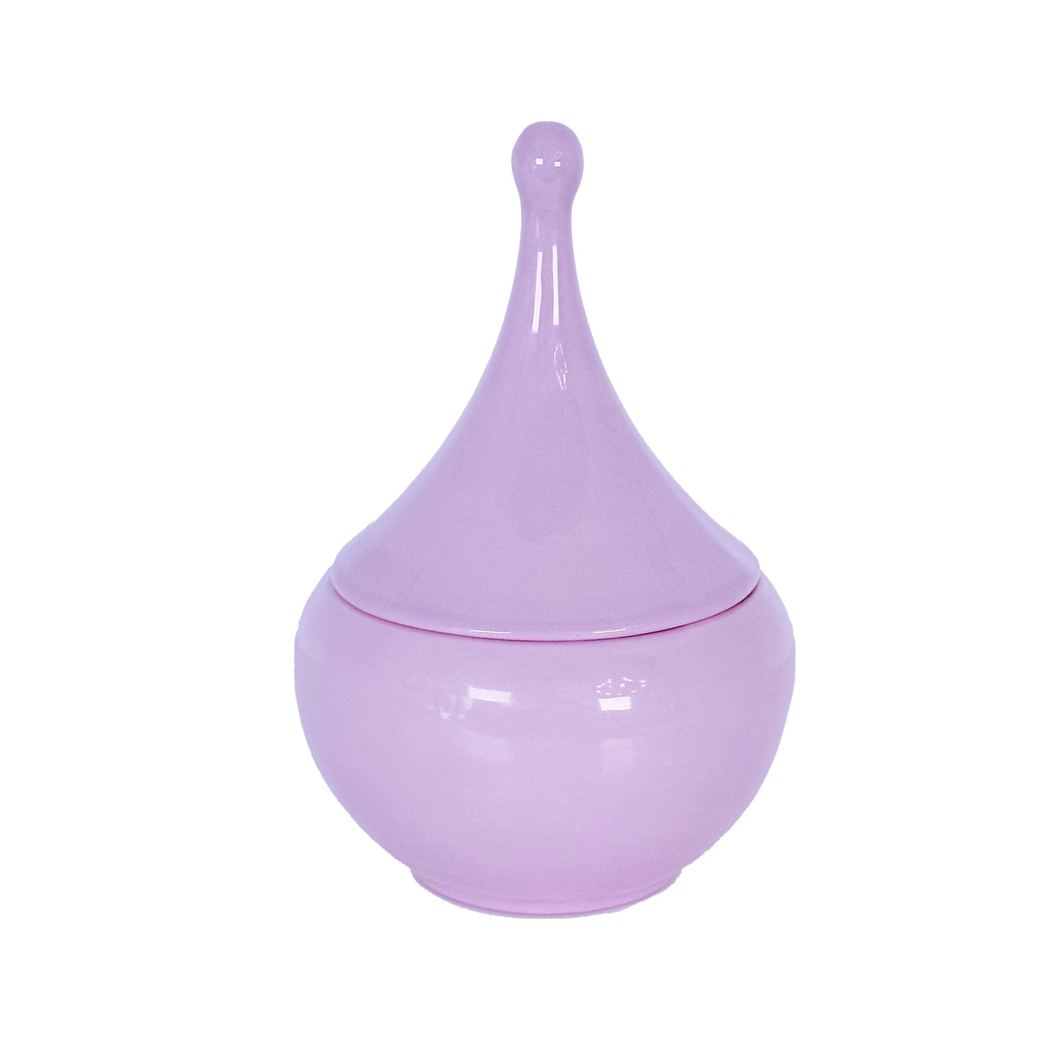 Teardrop Jars in Purple Tweed (Various Sizes)