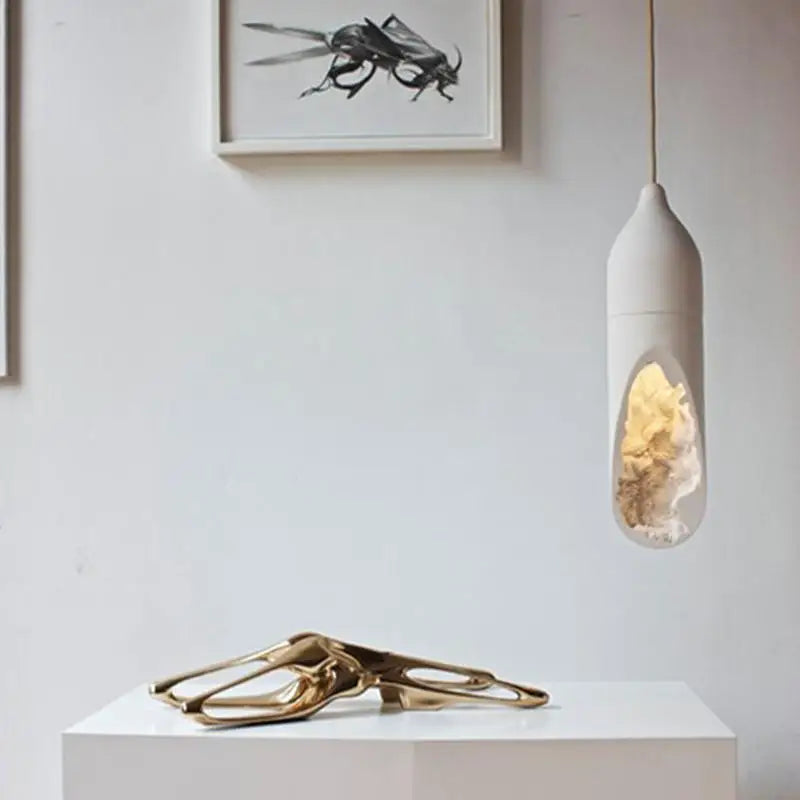 Japanese Wabi-Sabi Sculptural Pendant