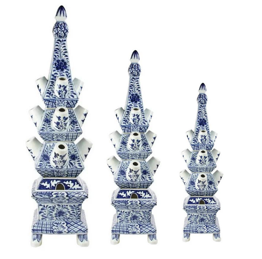 Original Blue and White Tulipiere (Various Sizes)