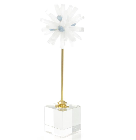 Selenite Starburst Sculpture - Medium