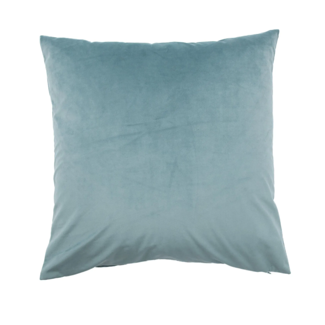 Teal Solid Velvet Pillow 20" x 20"