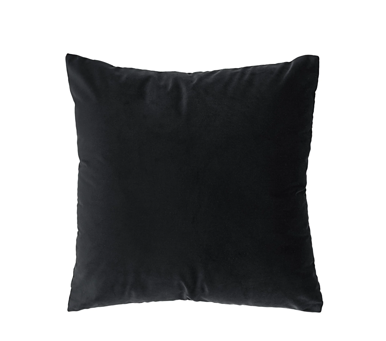Black Velvet Throw Pillow 24" x 24"