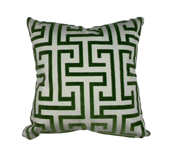 NH Madisonville Collection Green Ming Trail Pillow 22" x 22"