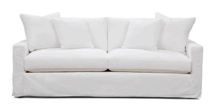 Quickship 90" Slipcovered Sofa