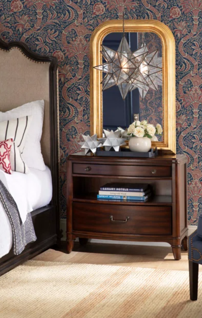 Louis Philippe Inspired Mirror in Gold Leaf