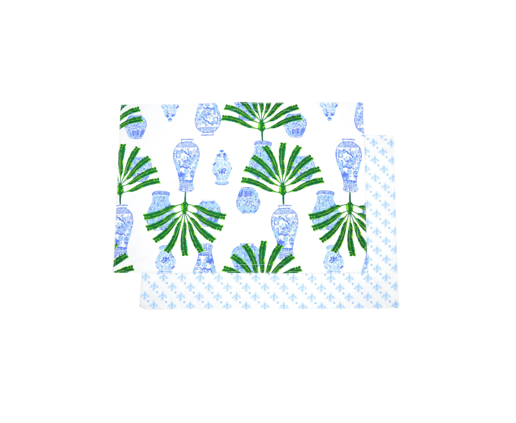 Palm Reversible Placemats - Set of 4