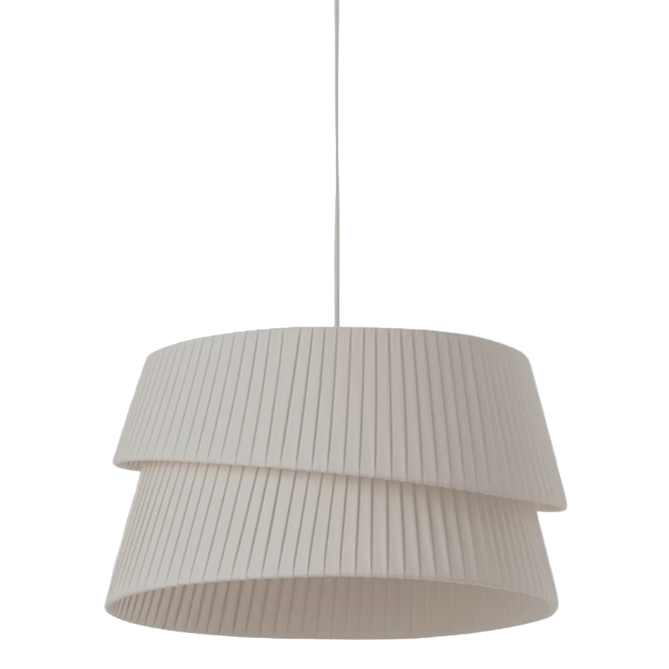Nordic Minimalist Handmade Fabric Pendant Lamp Warm Lighting