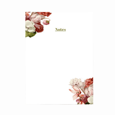 Floral Notepad