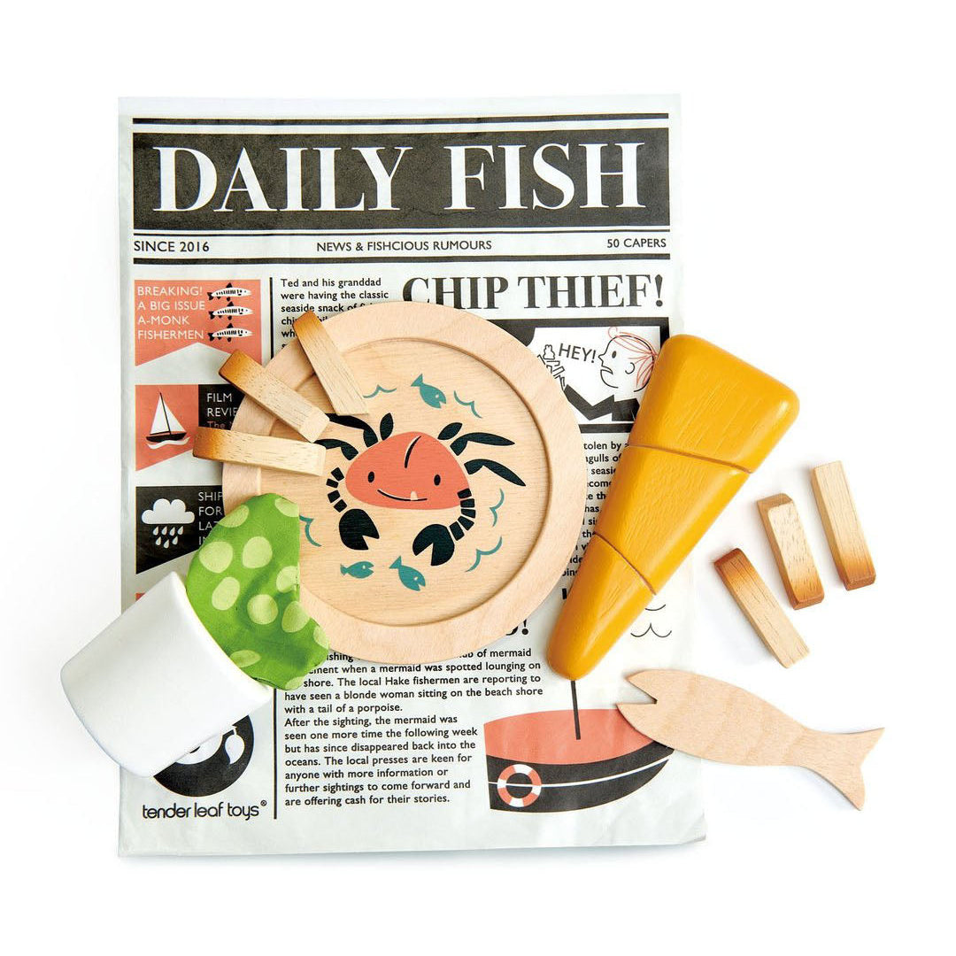 Tender Leaf Toys Fish and Chips Supper