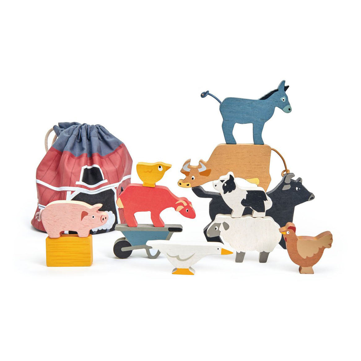 Tender Leaf Toys Stacking Farmyard