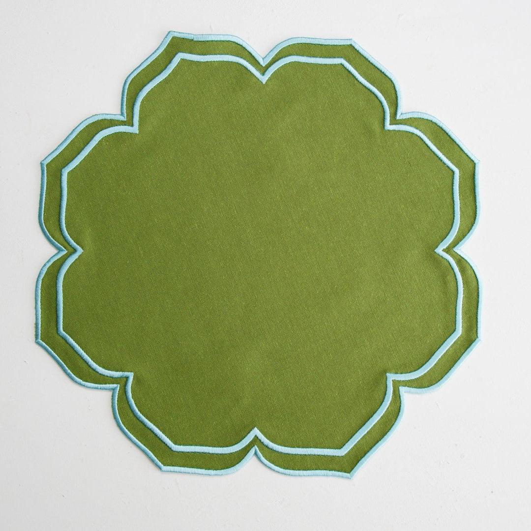 Lumera Green Fabric Placemat