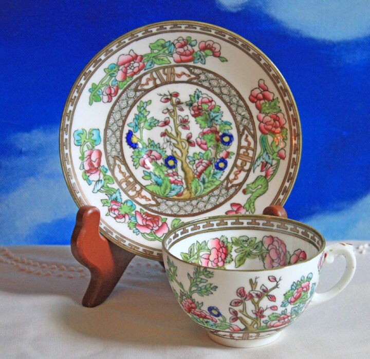 Vintage Coalport England Cups & Saucers – Set of 4 Fine Porcelain