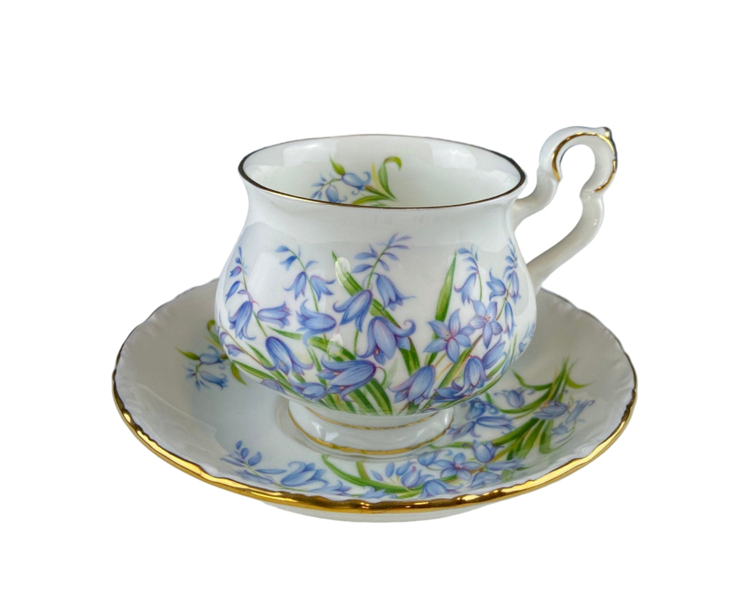 Vintage Royal Albert Sonnet Series Teacups & Saucers – Set of 3