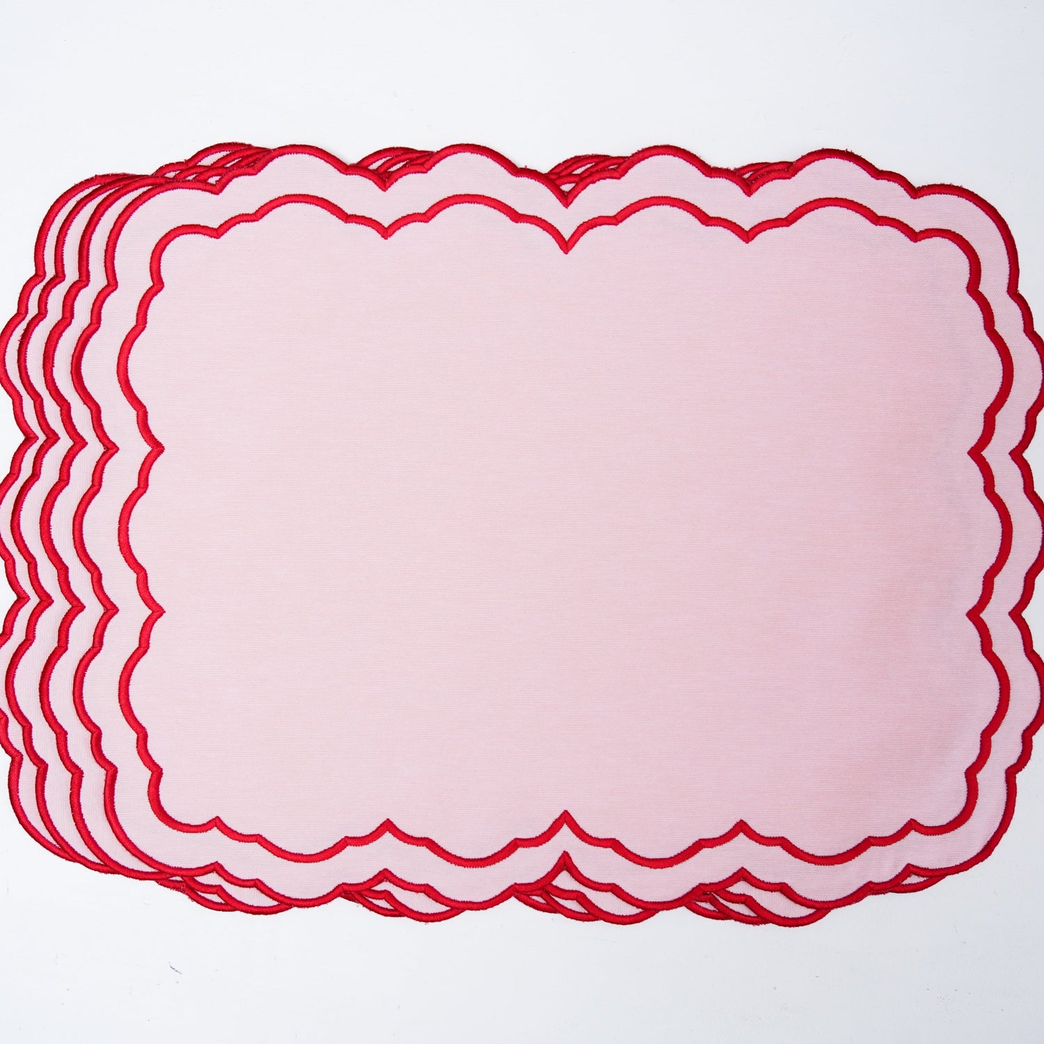 Elara Pink Rectangle Fabric Placemat
