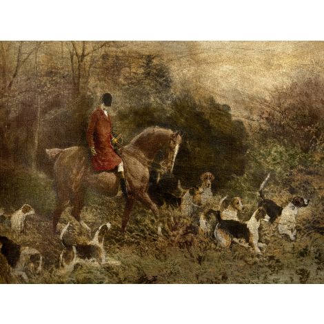 Englishman on Horse Hunting w/ Hounds I