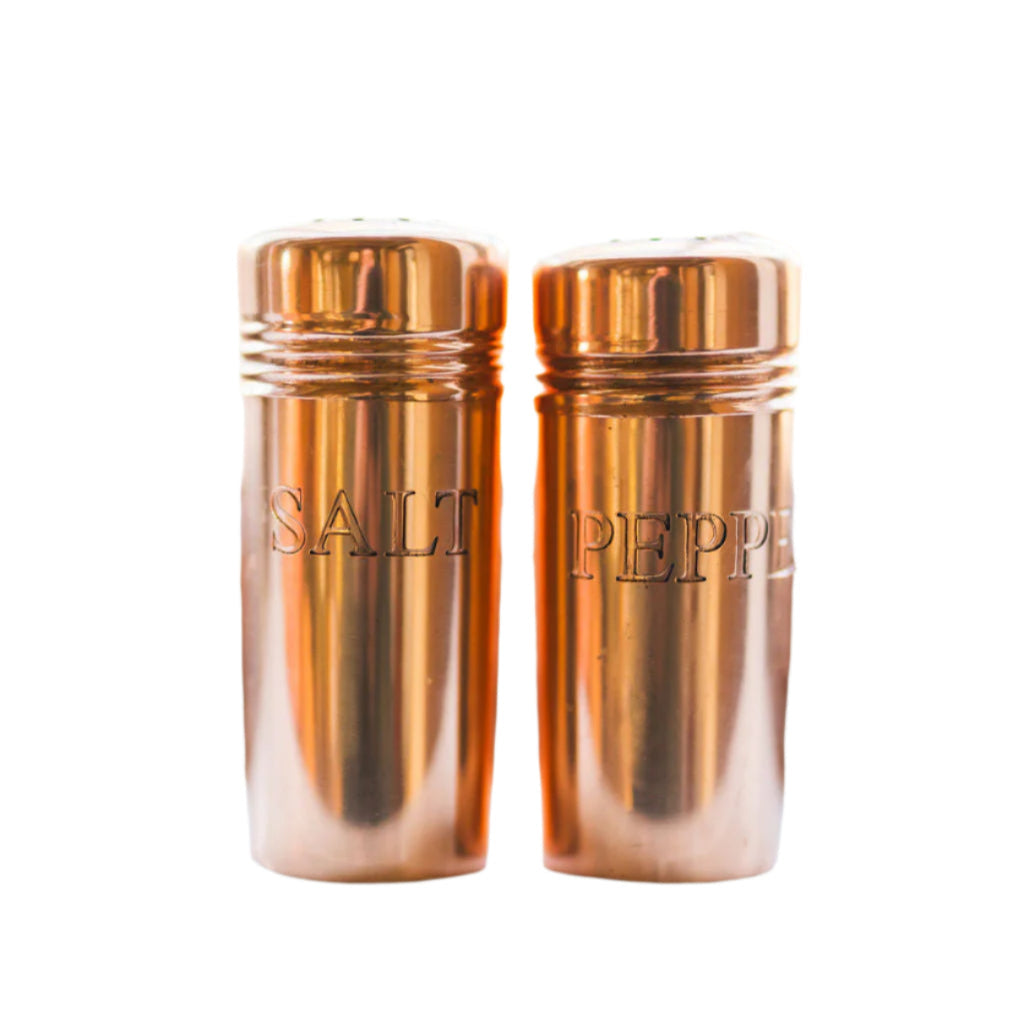 Copper Salt & Pepper Shakers