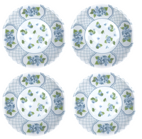 Blue Hydrangea Melamine Dinnerware Collection