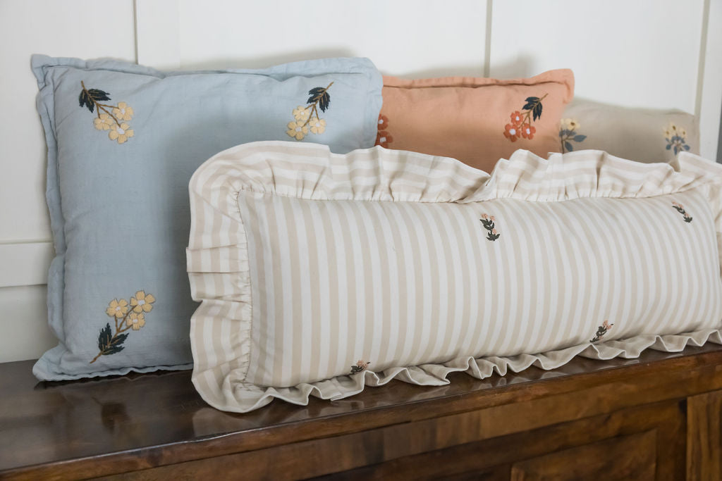 Frances Ruffled Lumbar Pillow