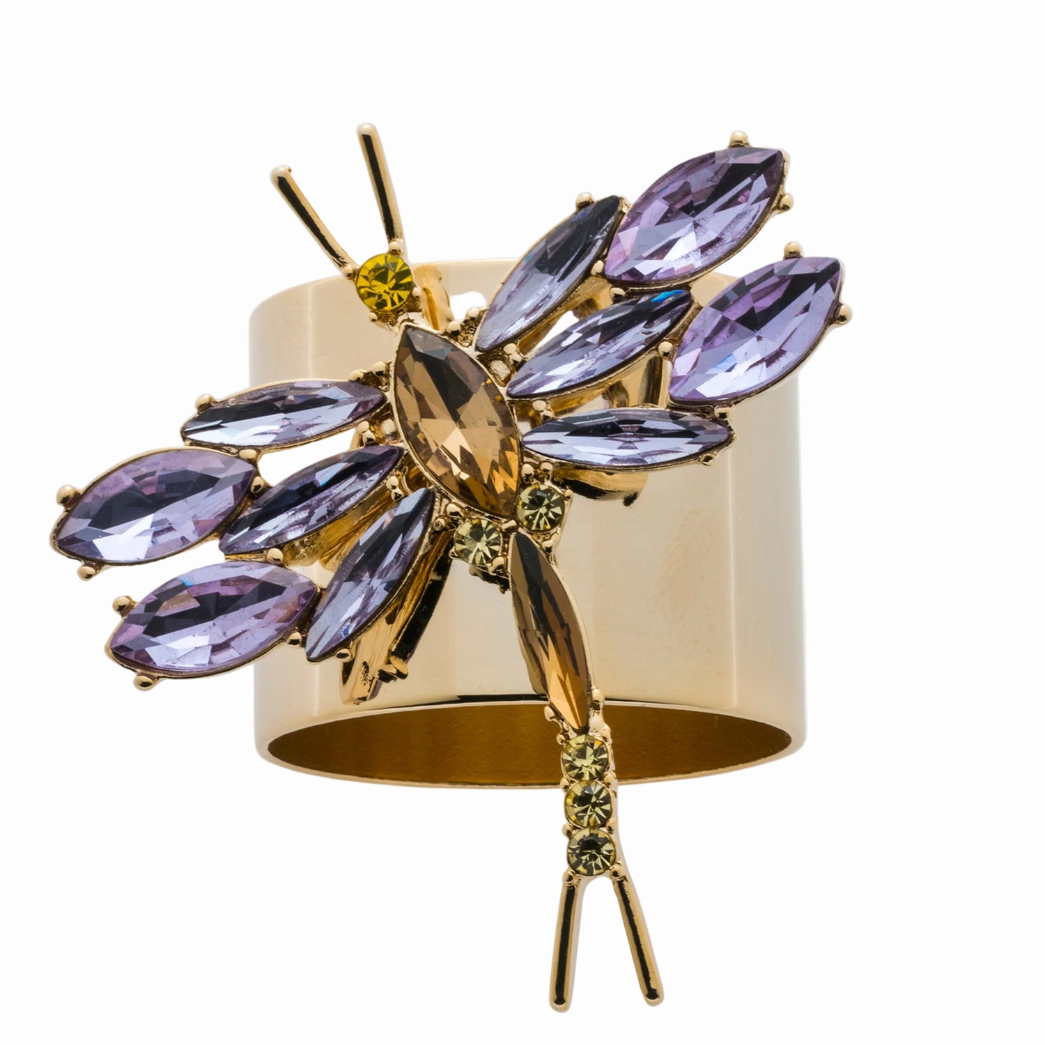 Enchanted Garden Dragonfly Napkin Rings | Set of Two