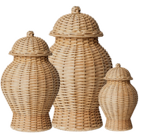 Round Wicker Jar (4 Sizes)