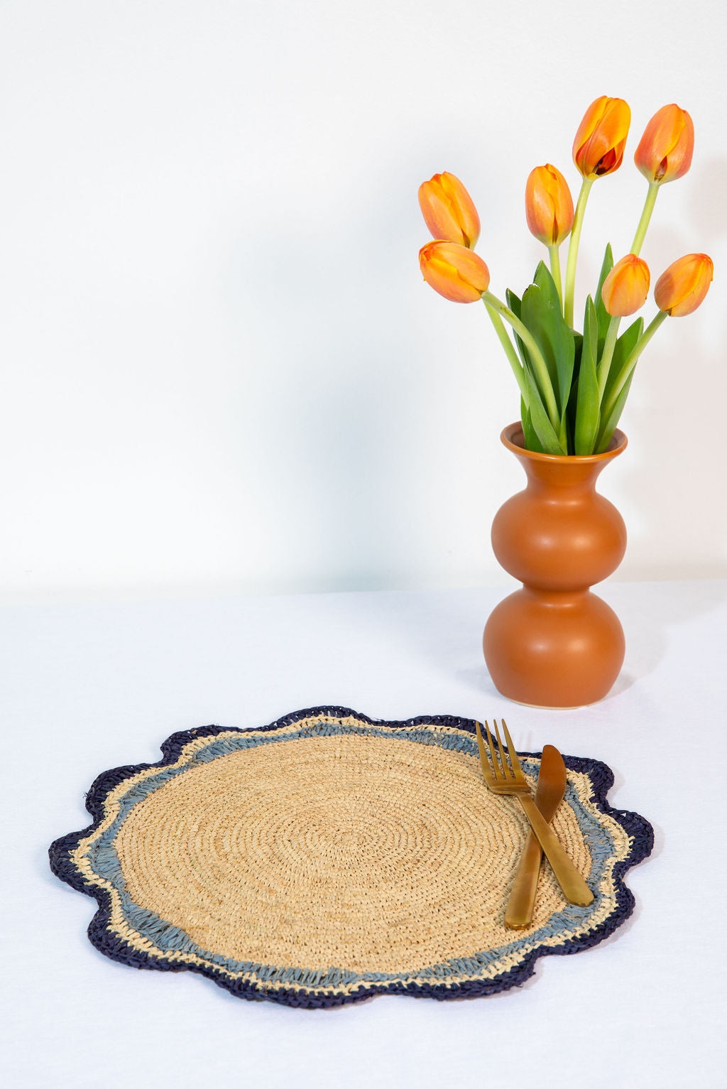 Garden Party Raffia Placemat